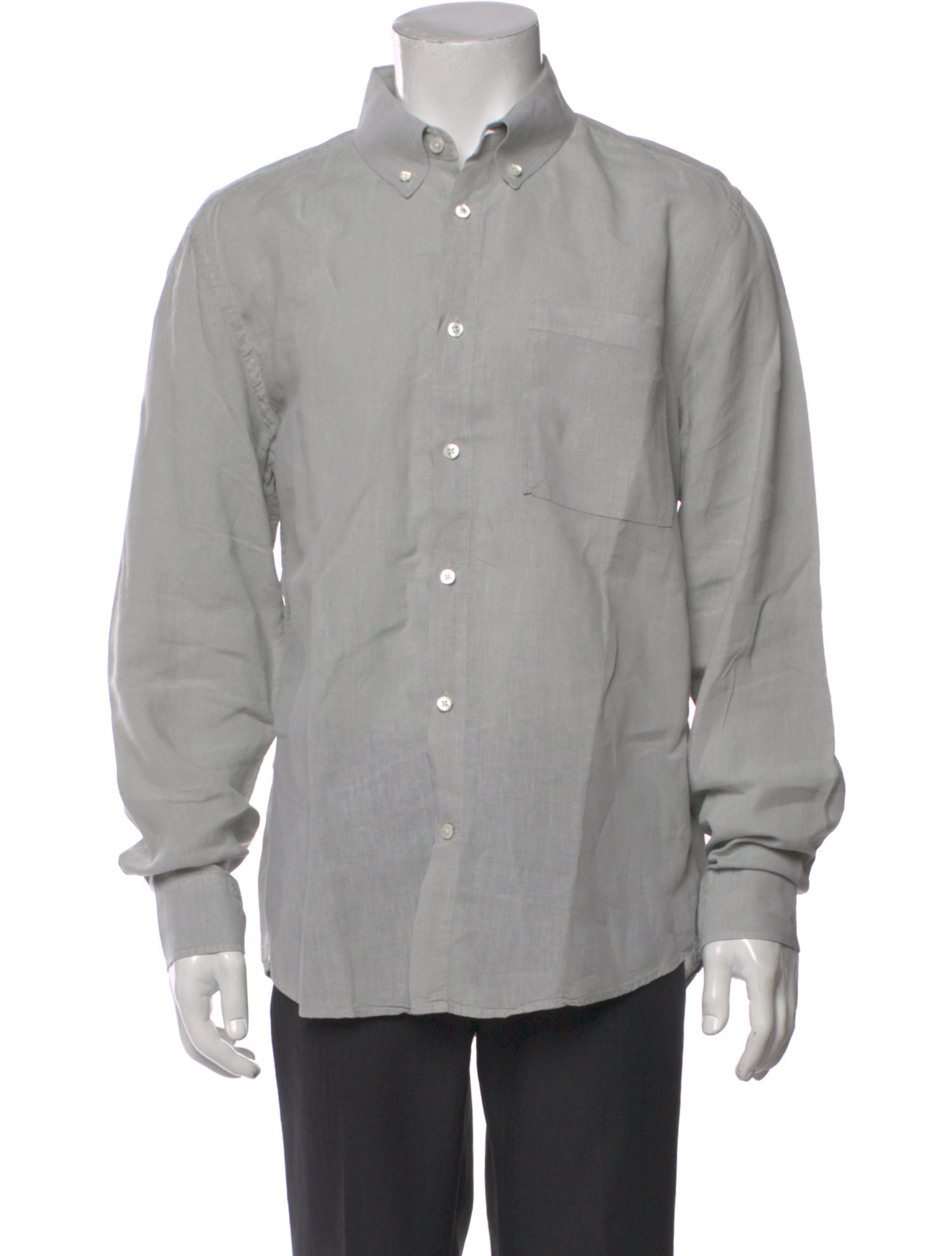NN07 Linen Long Sleeve Dress Shirt