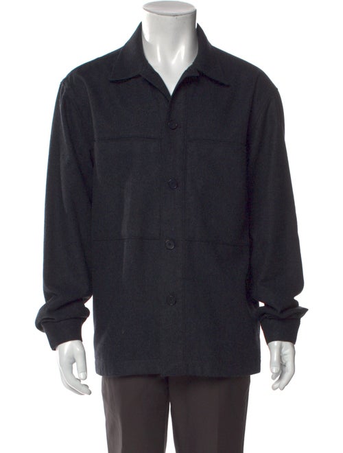 NN07 Wool Long Sleeve Western Shirt