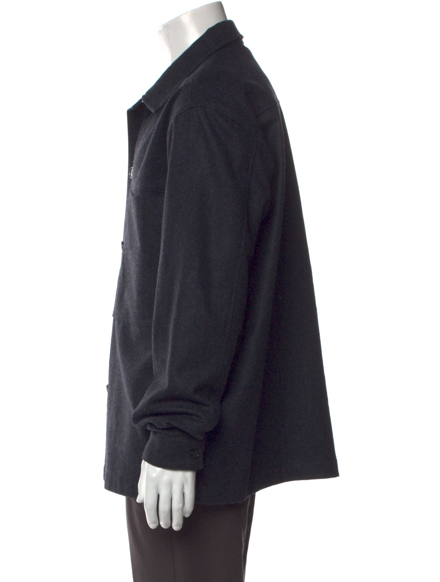 NN07 Wool Long Sleeve Western Shirt