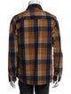 NN07 Plaid Print Trucker Jacket