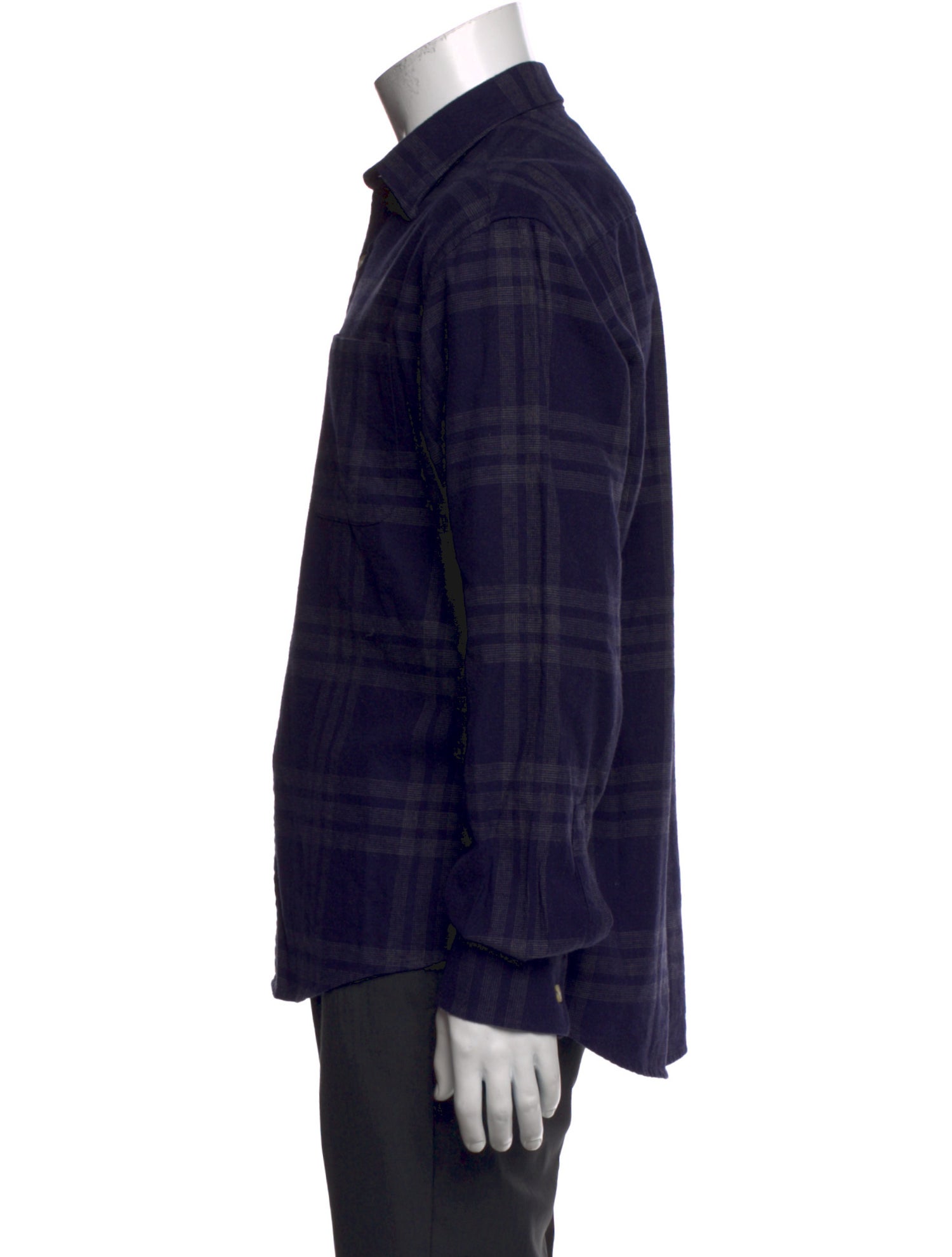 NN07 Plaid Print Long Sleeve Shirt