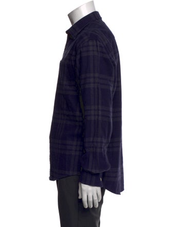 NN07 Plaid Print Long Sleeve Shirt