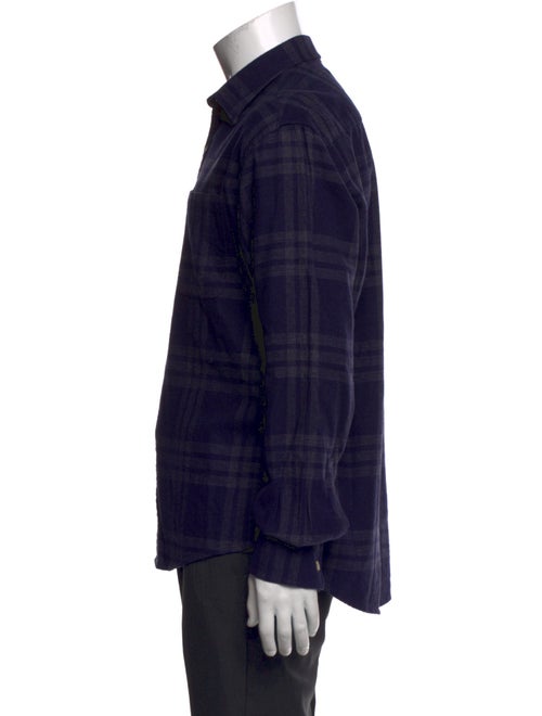 NN07 Plaid Print Long Sleeve Shirt