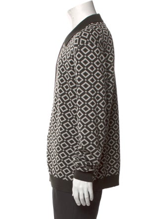 NN07 Printed Mock Neck Polo Sweater