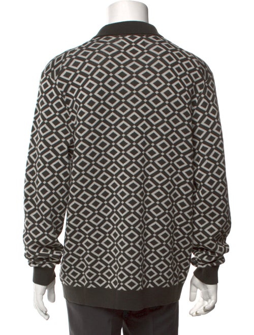 NN07 Printed Mock Neck Polo Sweater