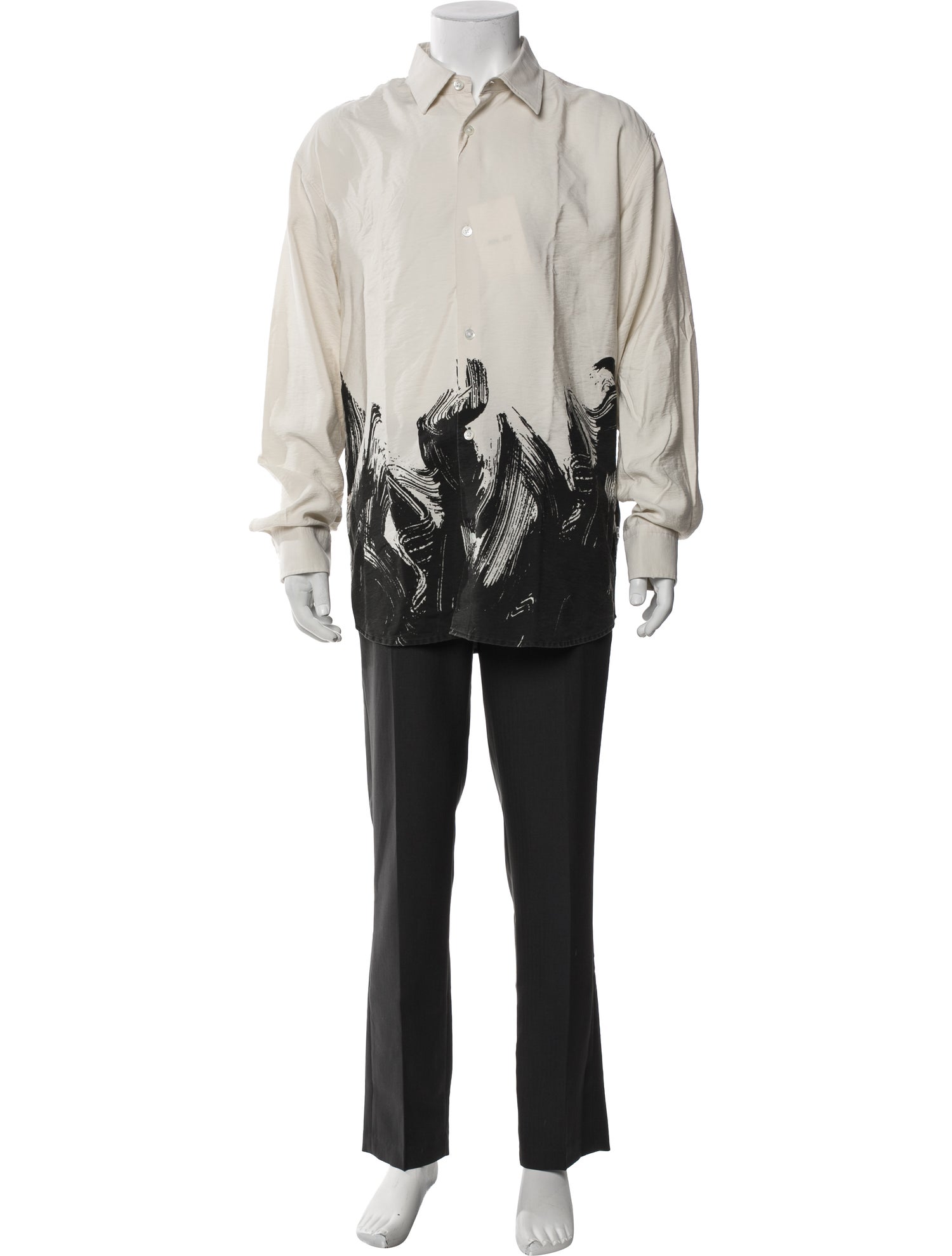 NN07 Printed Long Sleeve Shirt