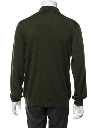 NN07 Wool Collar Polo Sweater