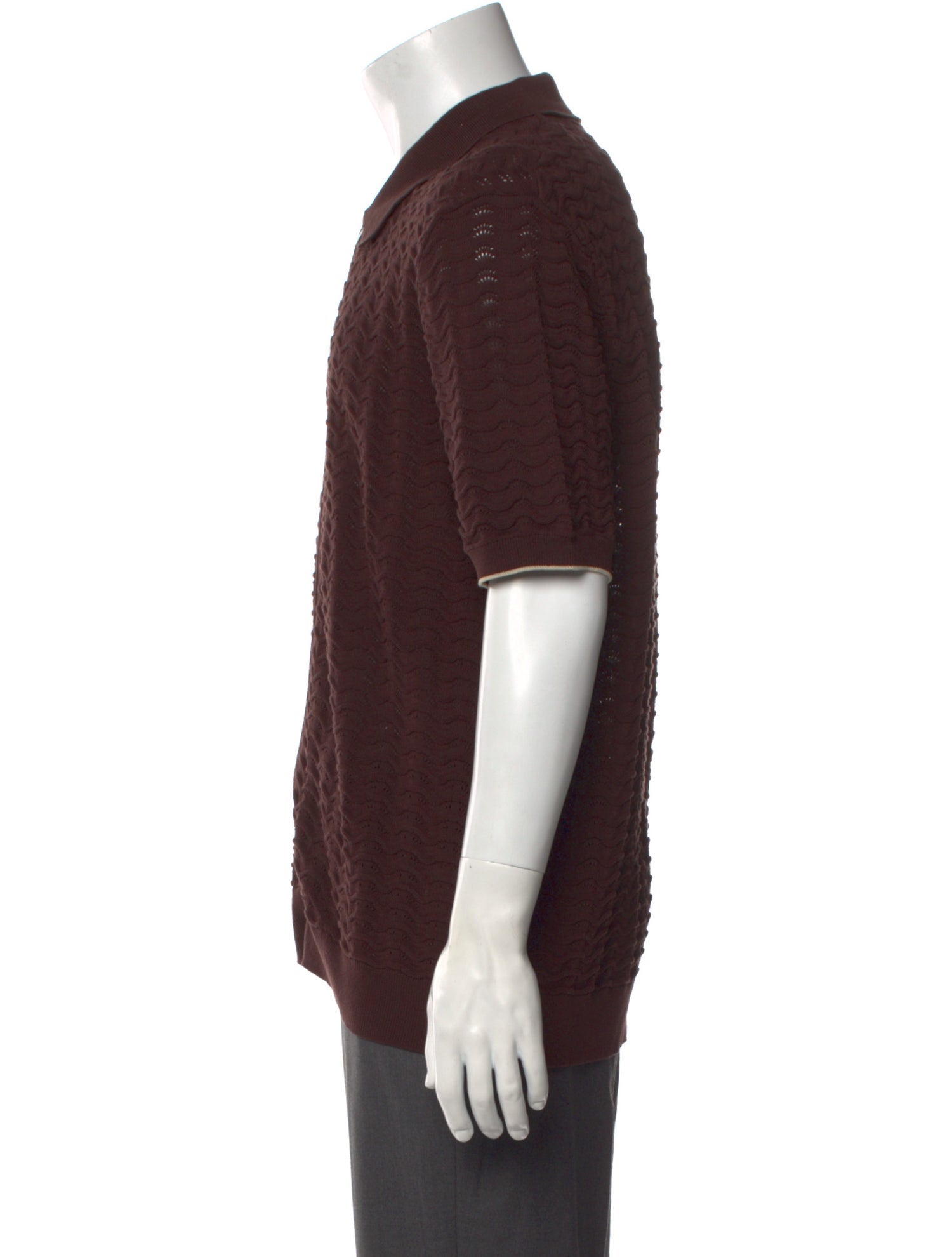 NN07 Collar Short Sleeve Polo Sweater w/ Tags