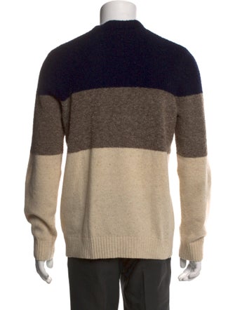 NN07 Wool Colorblock Pattern Pullover