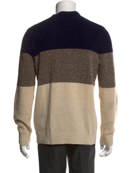 NN07 Wool Colorblock Pattern Pullover