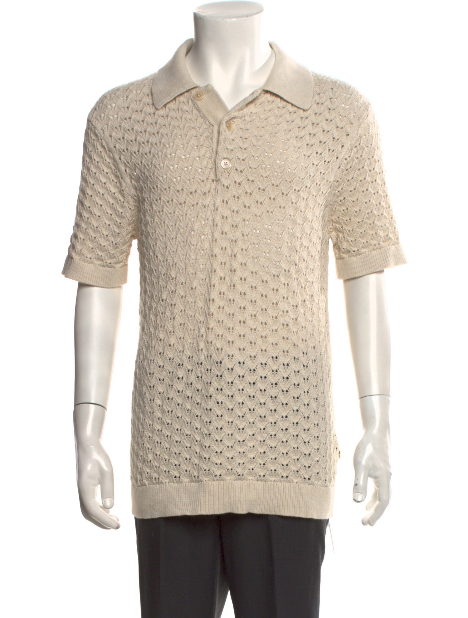 NN07 Collar Short Sleeve Polo Sweater