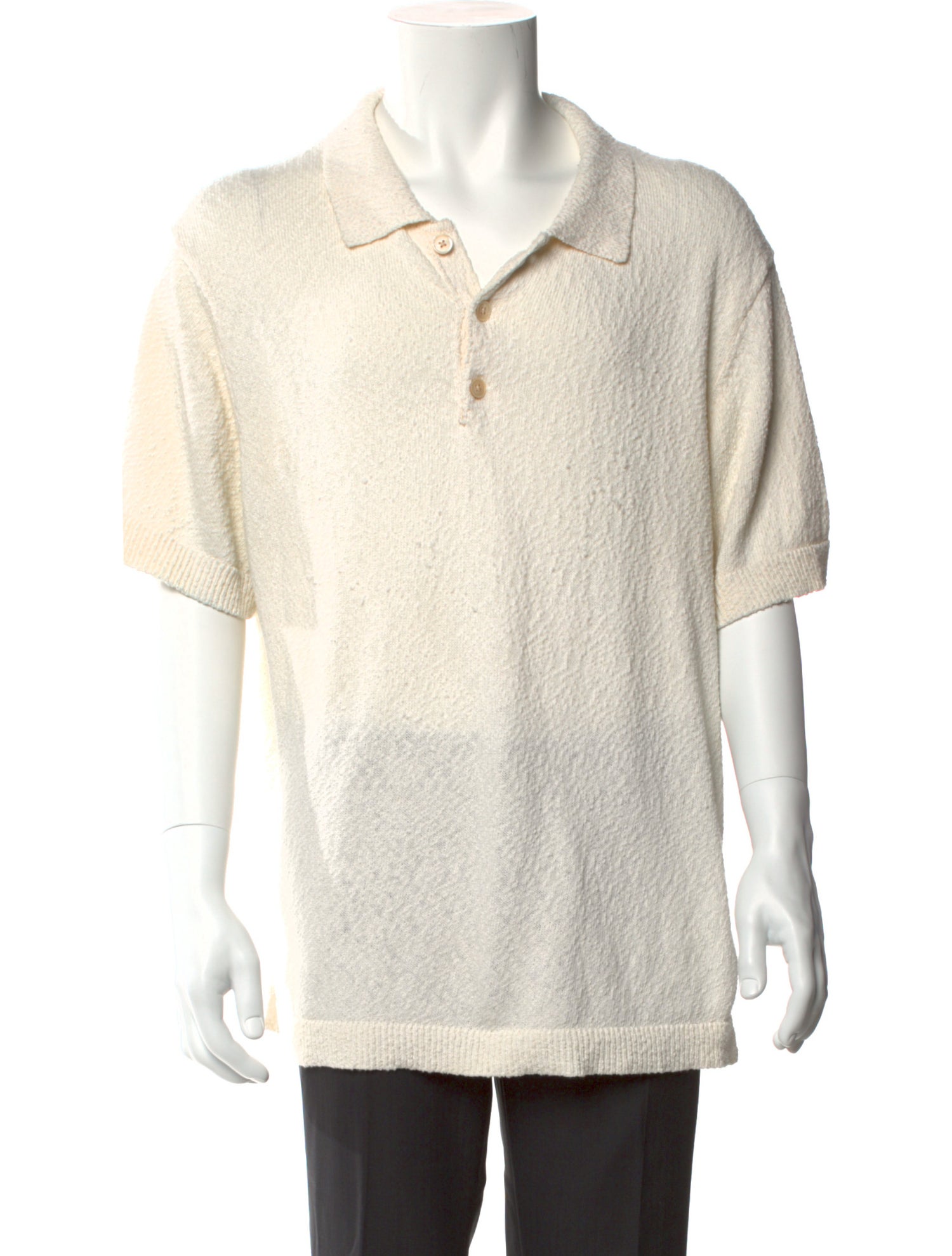 NN07 V-Neck Short Sleeve Polo Sweater