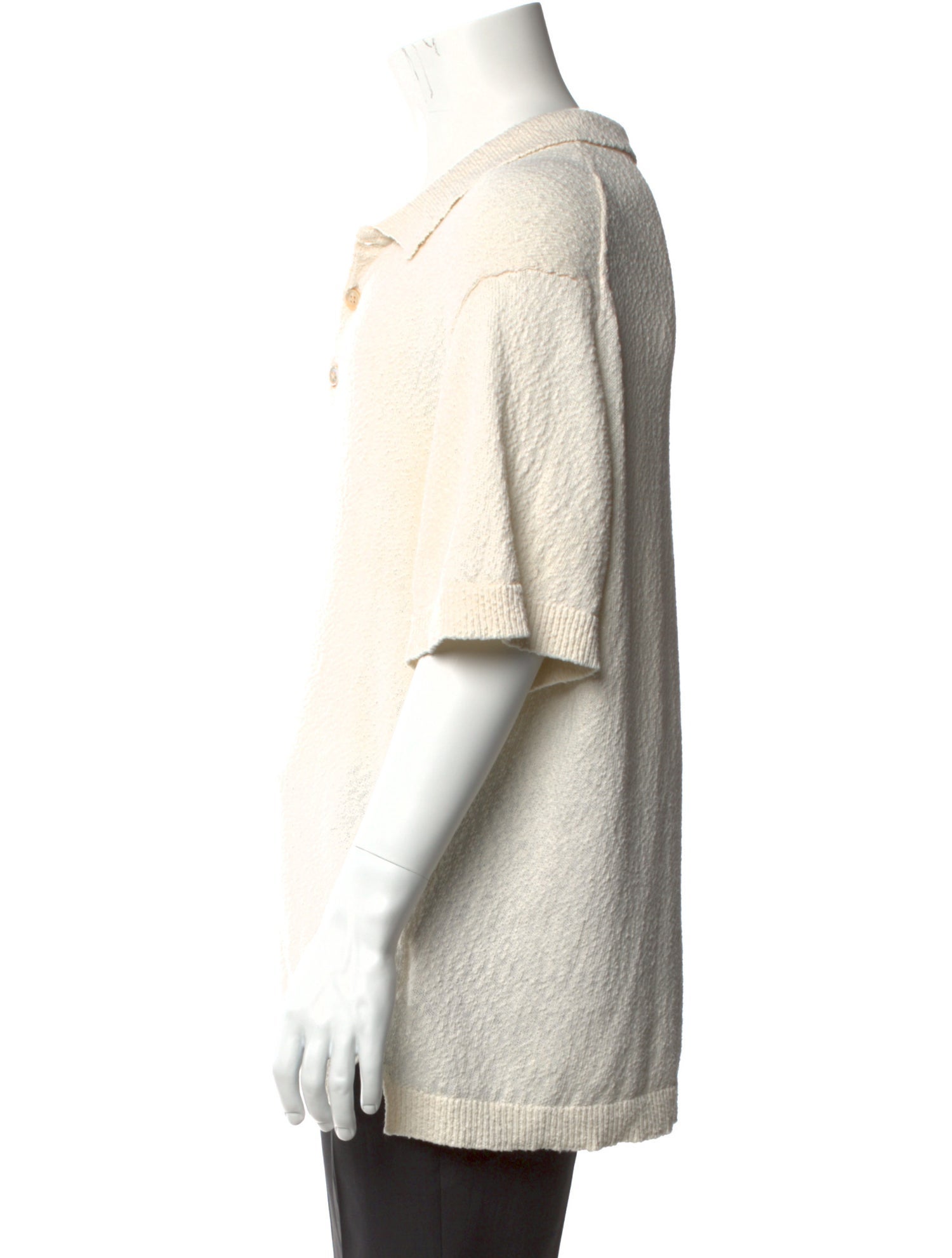 NN07 V-Neck Short Sleeve Polo Sweater