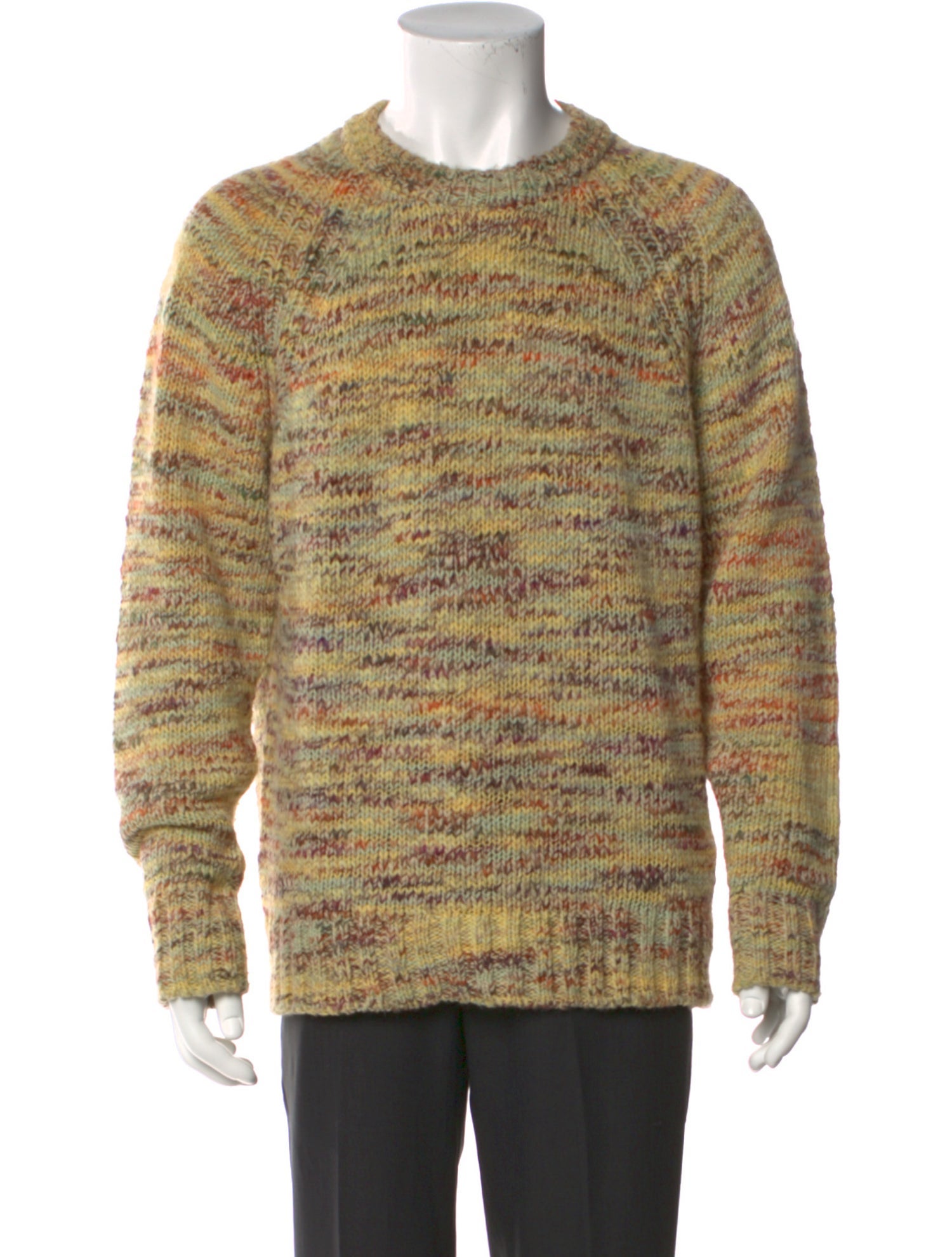 NN07 Tweed Pattern Crew Neck Pullover