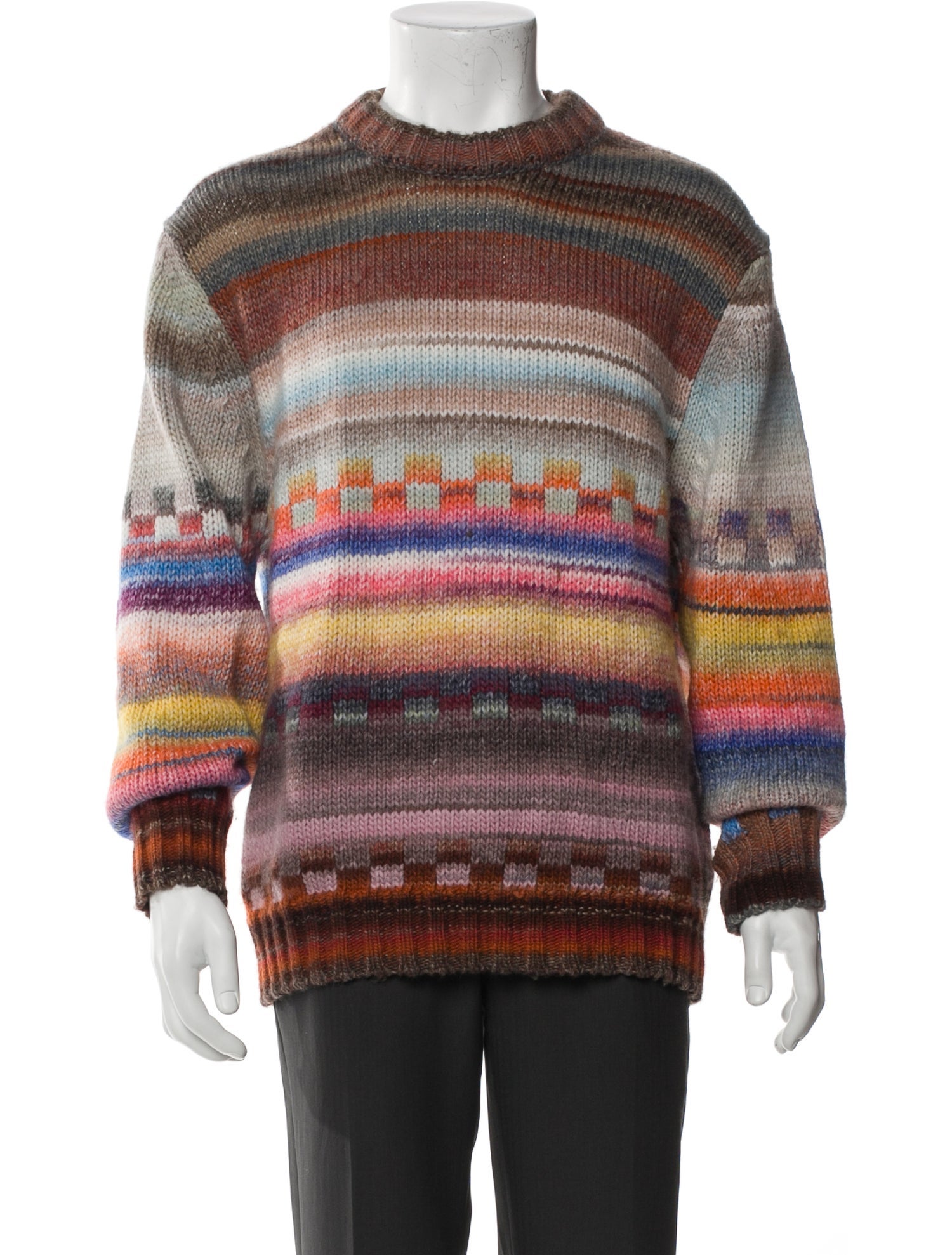 NN07 Striped Crew Neck Pullover