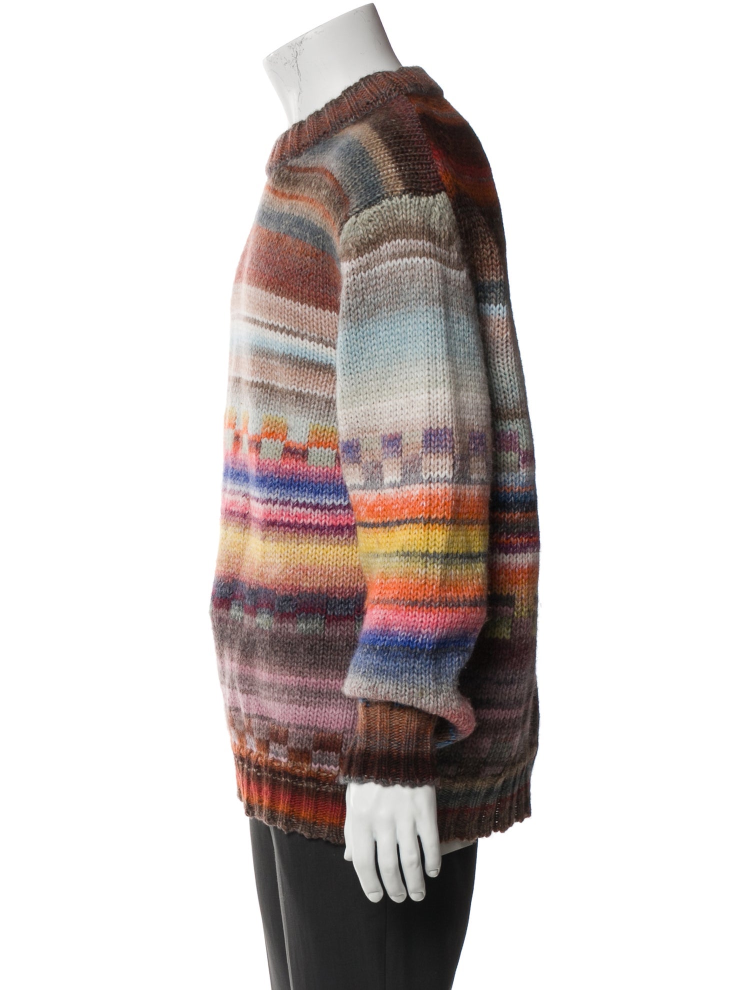 NN07 Striped Crew Neck Pullover