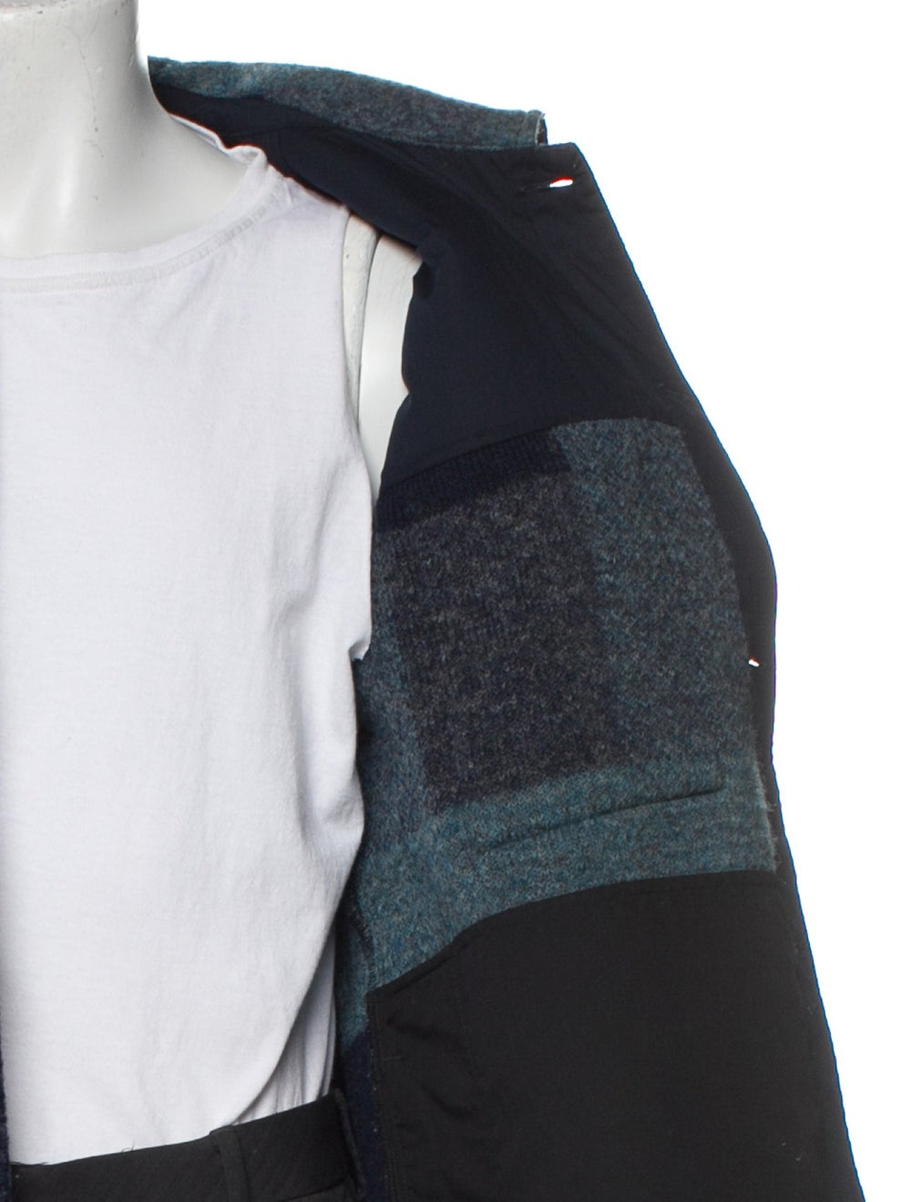 NN07 Wool Colorblock Pattern Jacket - image 4