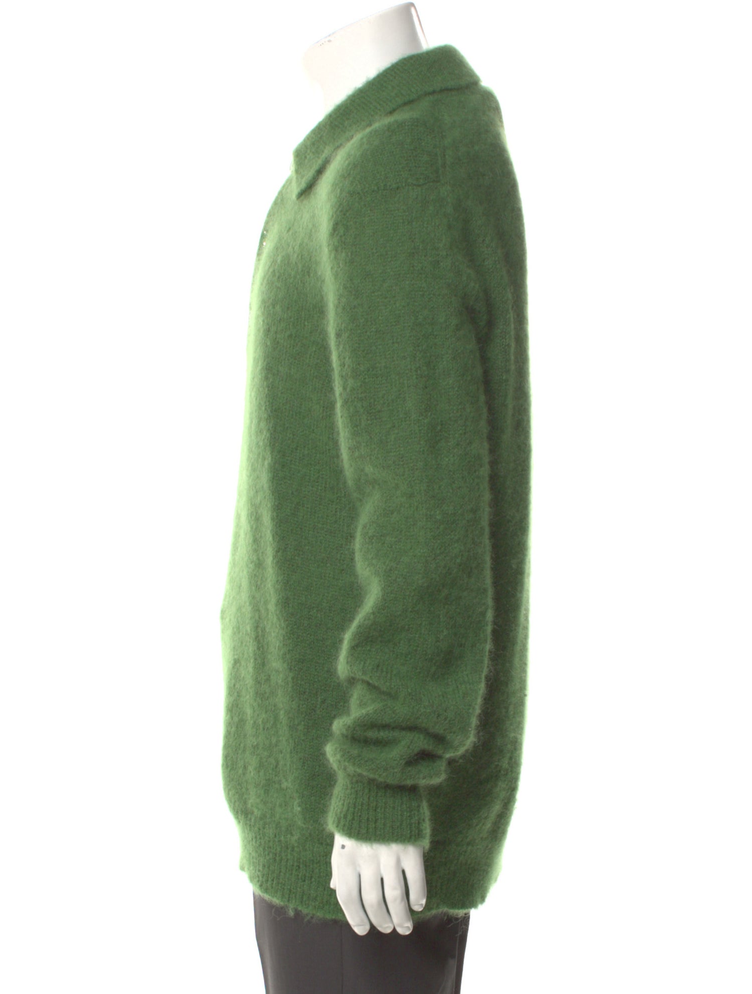 NN07 Alpaca Collar Polo Sweater