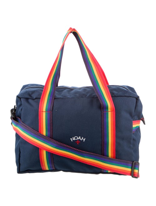 Noah blue canvas handle bag