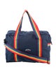 Noah blue canvas handle bag