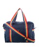 Noah blue canvas handle bag