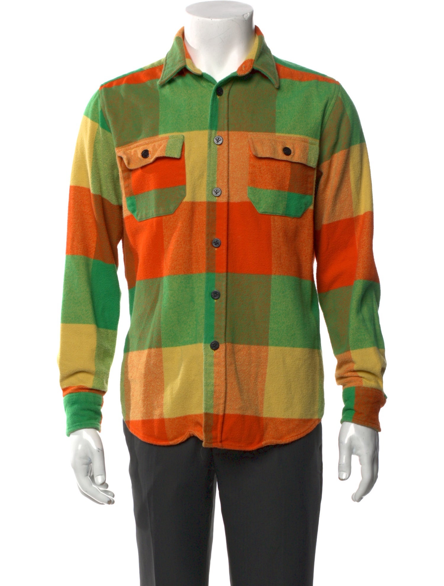 Noah Colorblock Pattern Long Sleeve Shirt