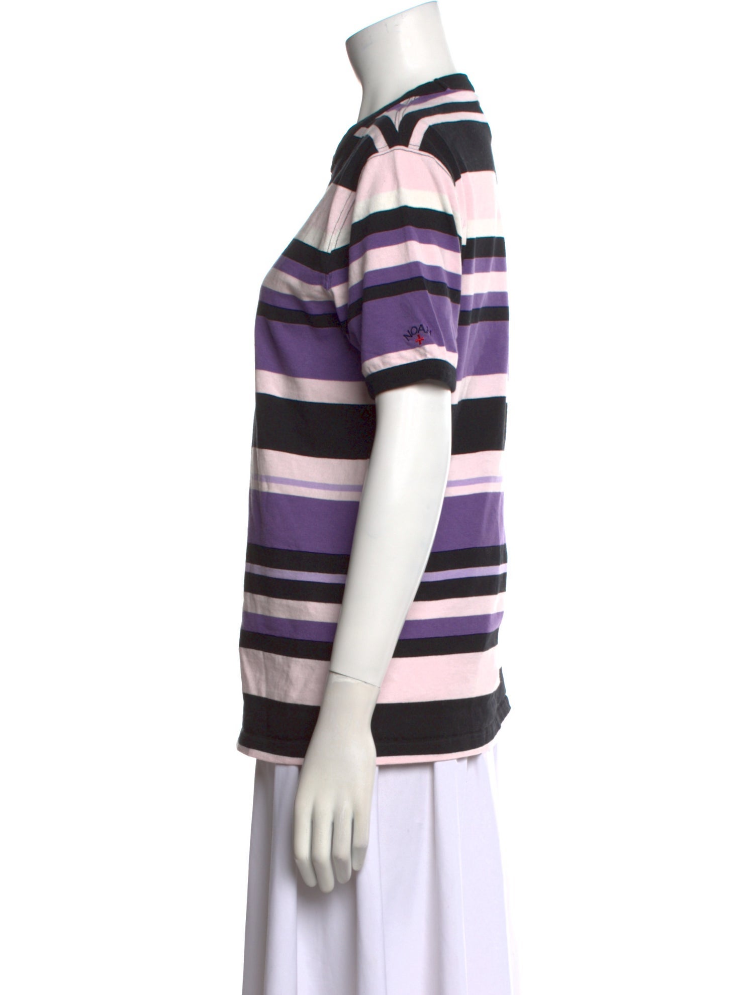 Noah Striped Crew Neck Top