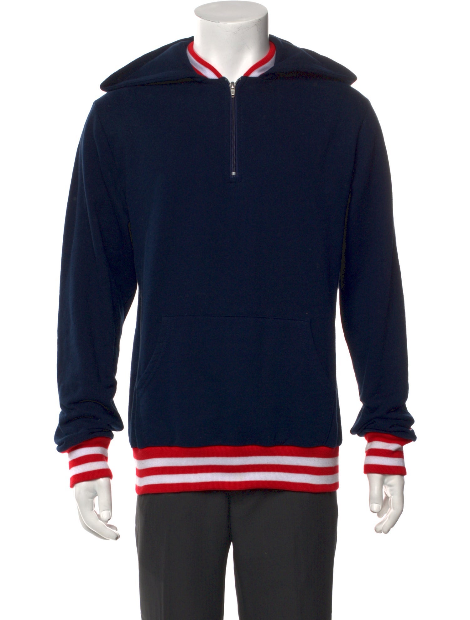 Noah Striped Collar Polo Sweater