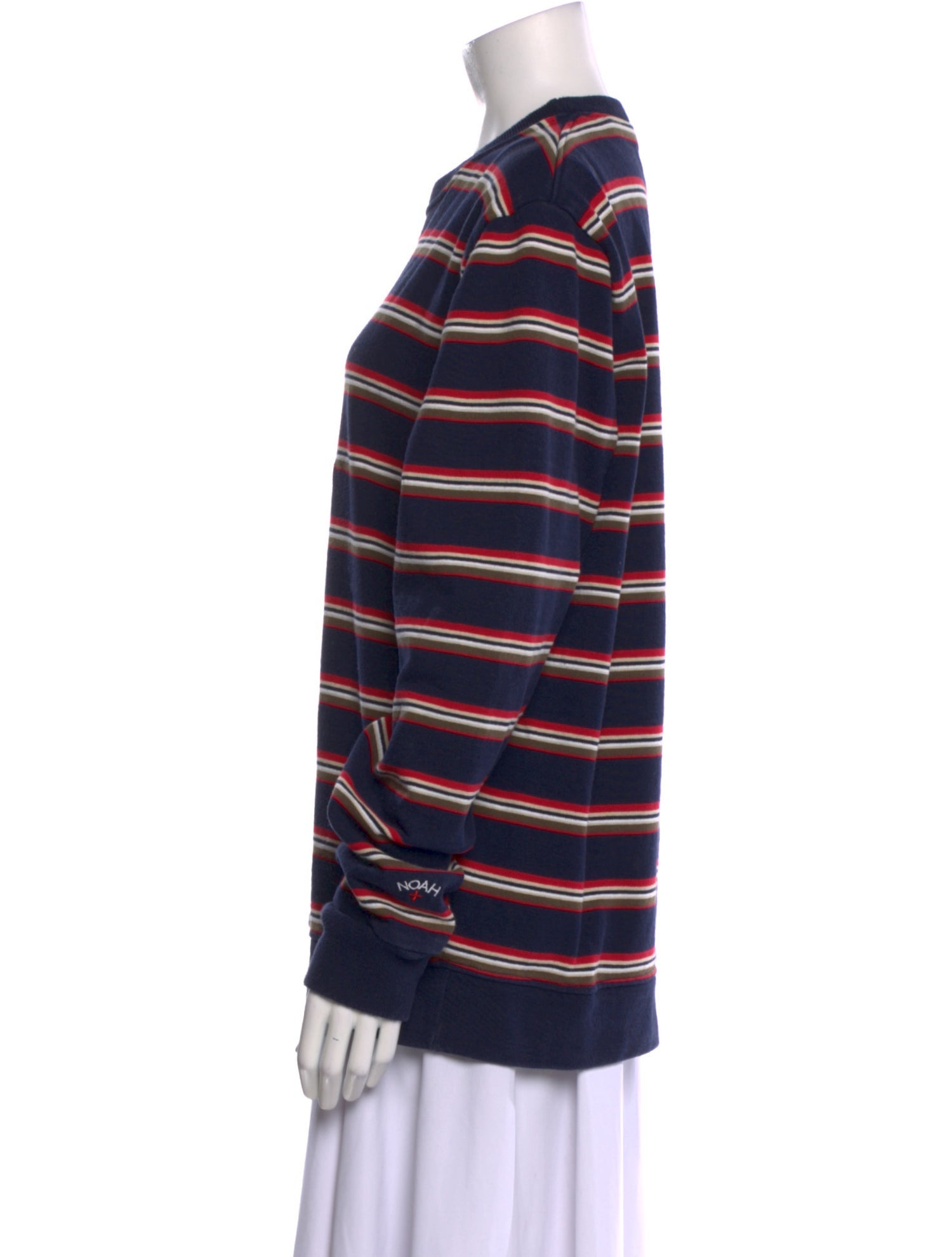 Noah Striped Crew Neck Sweatshirt