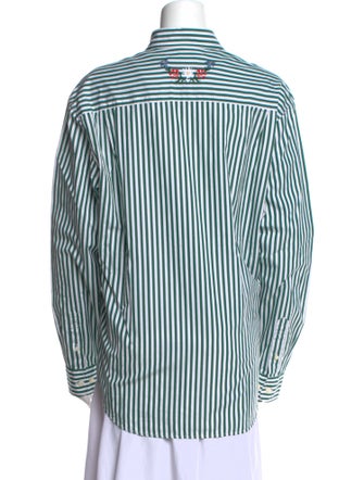 Noah Striped Long Sleeve Button-Up Top