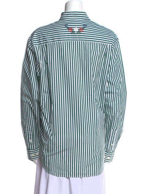 Noah Striped Long Sleeve Button-Up Top