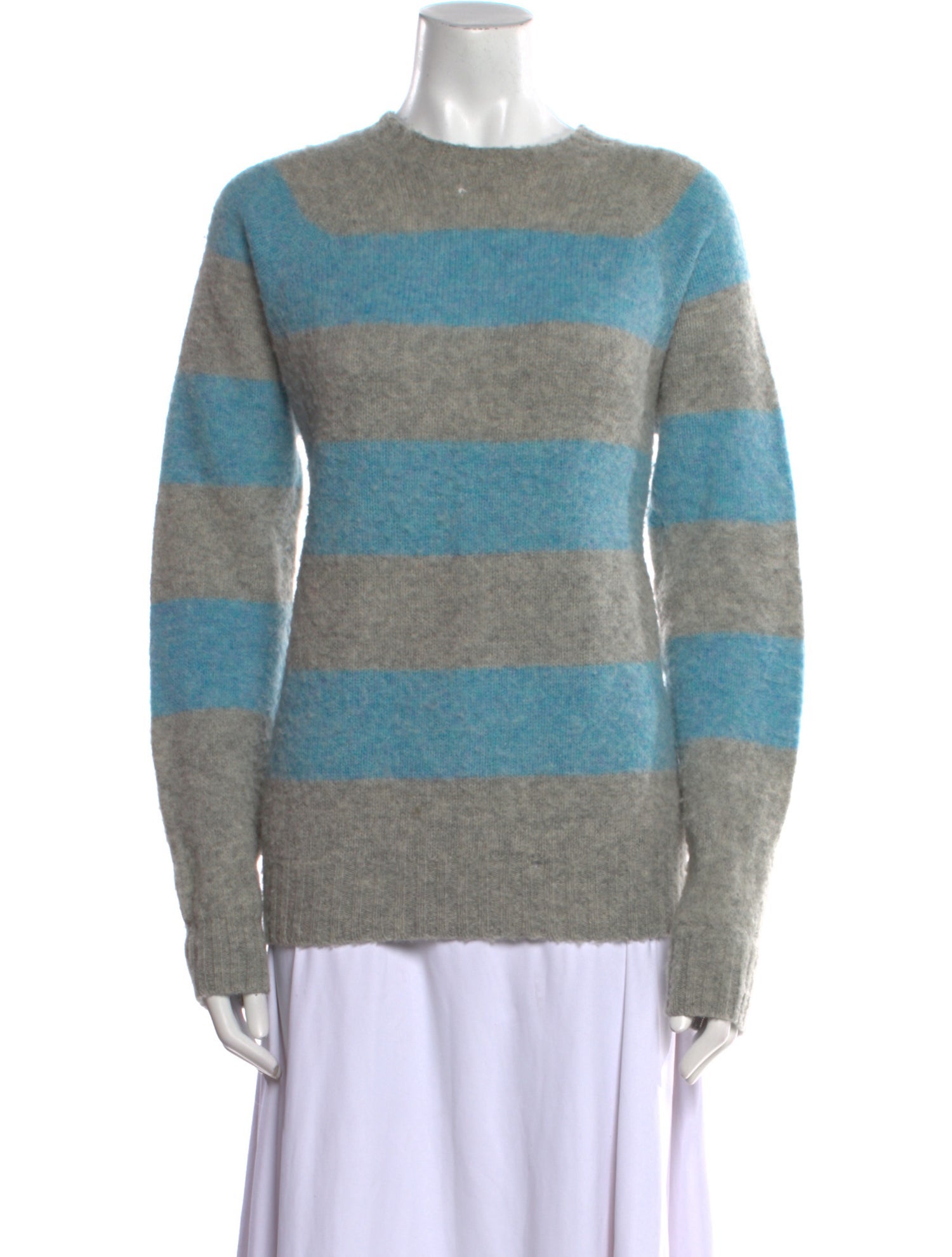 Noah Lambswool Striped Sweater