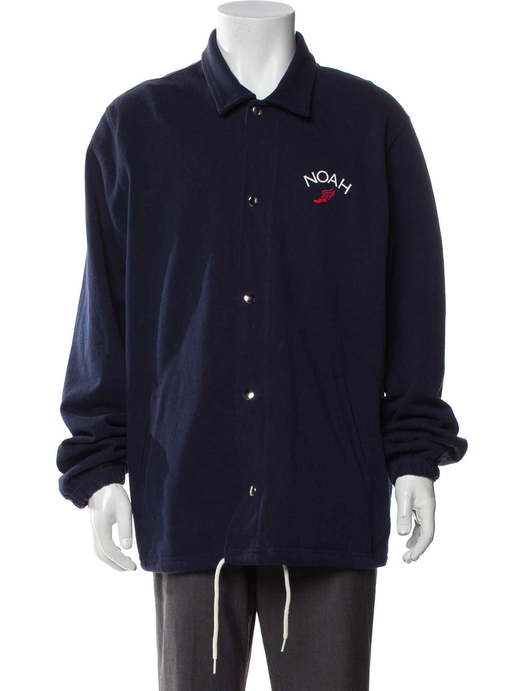 Noah Graphic Print Overcoat