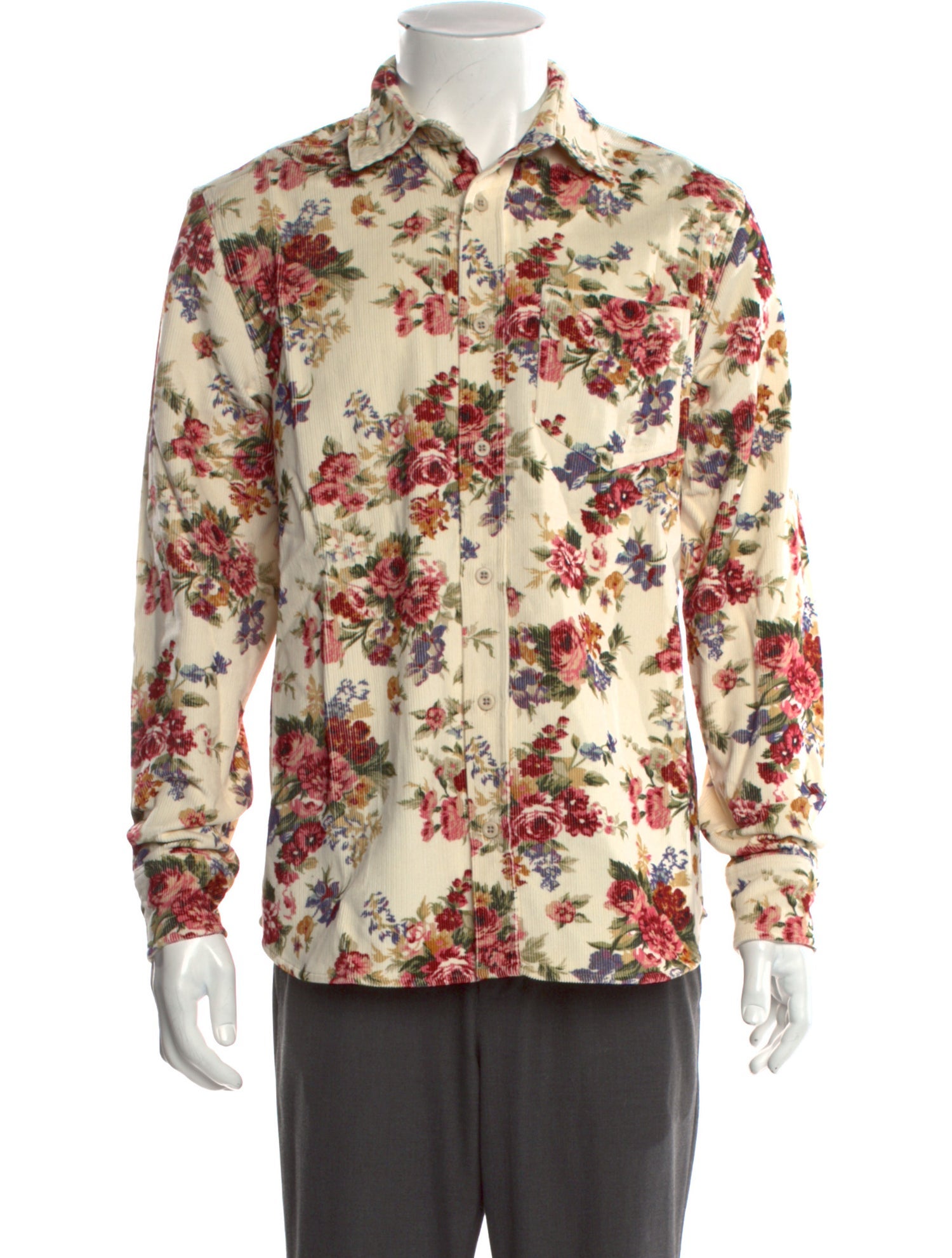 Noah Floral Print Long Sleeve Shirt