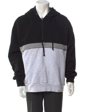 Noah Colorblock Pattern Crew Neck Hoodie
