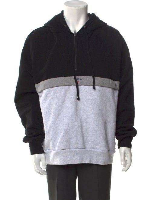 Noah Colorblock Pattern Crew Neck Hoodie