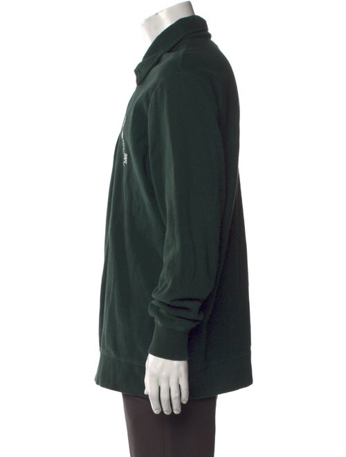 Noah Graphic Print Mock Neck Polo Sweater