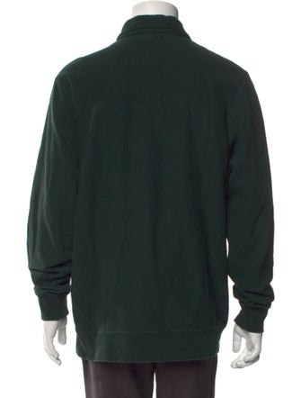 Noah Graphic Print Mock Neck Polo Sweater