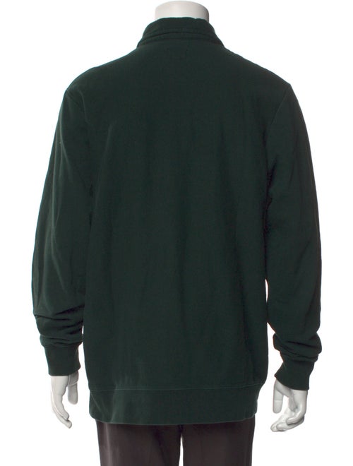 Noah Graphic Print Mock Neck Polo Sweater