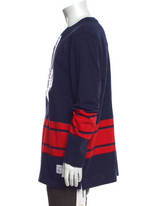 Noah Printed V-Neck Pullover