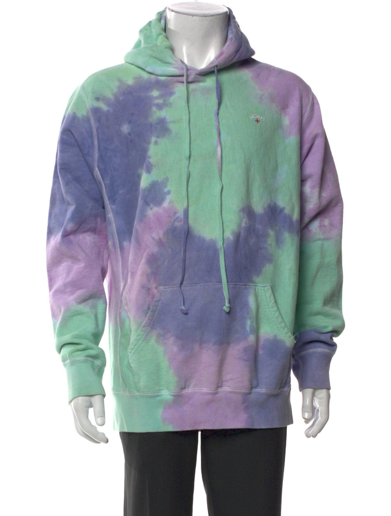 Noah Tie-Dye Print Crew Neck Hoodie
