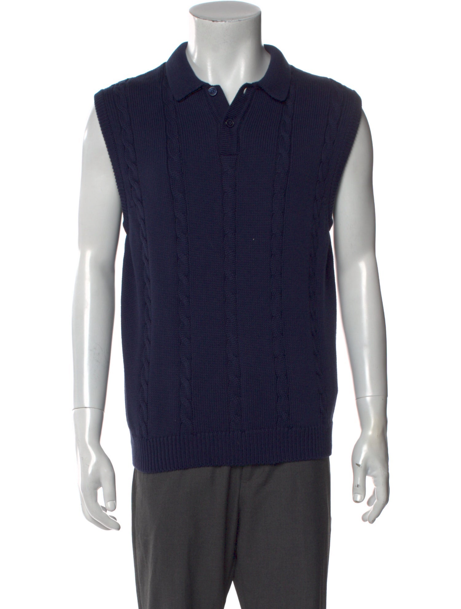 Noah Collar Sleeveless Sweater Vest