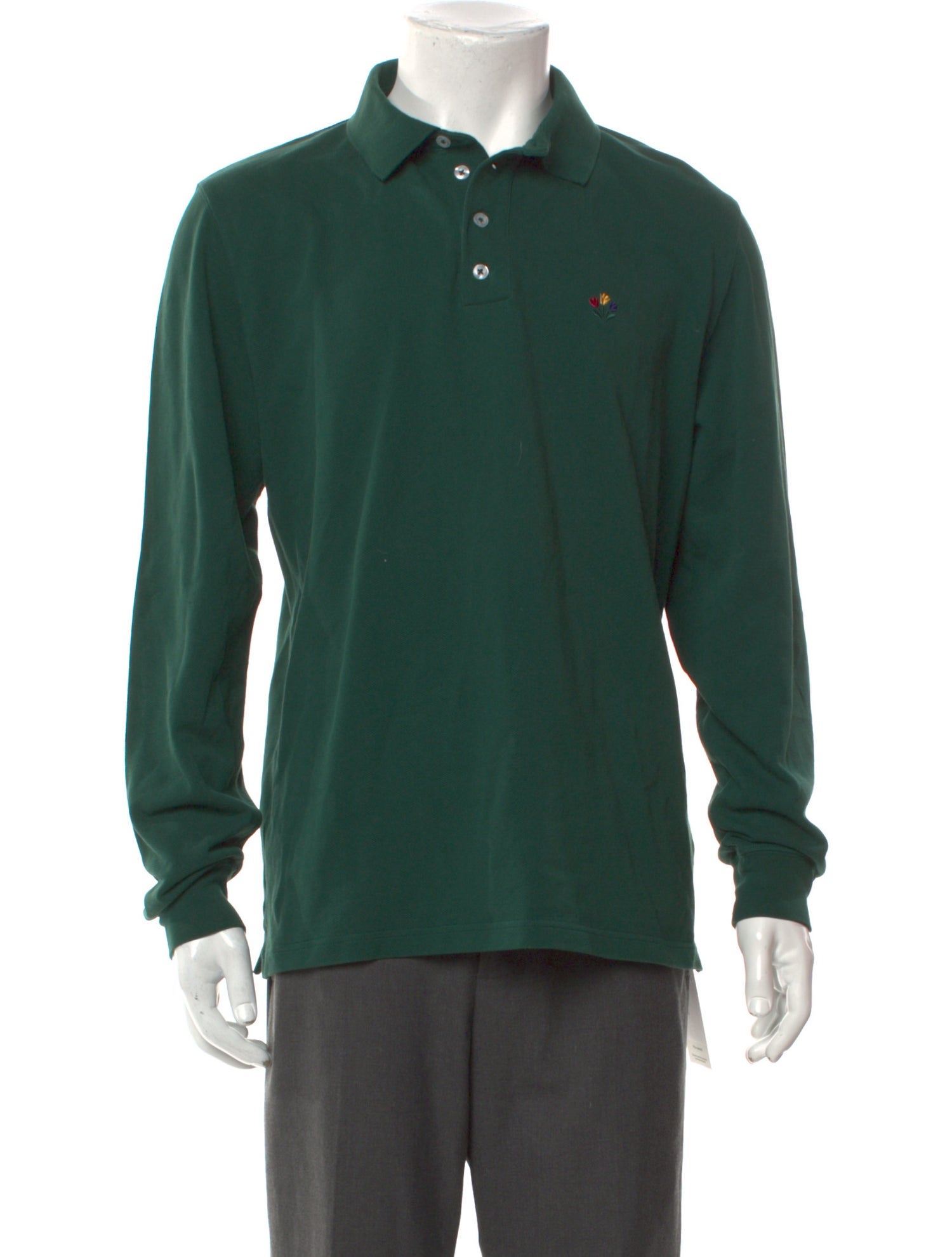 Noah Collar Long Sleeve Polo Shirt