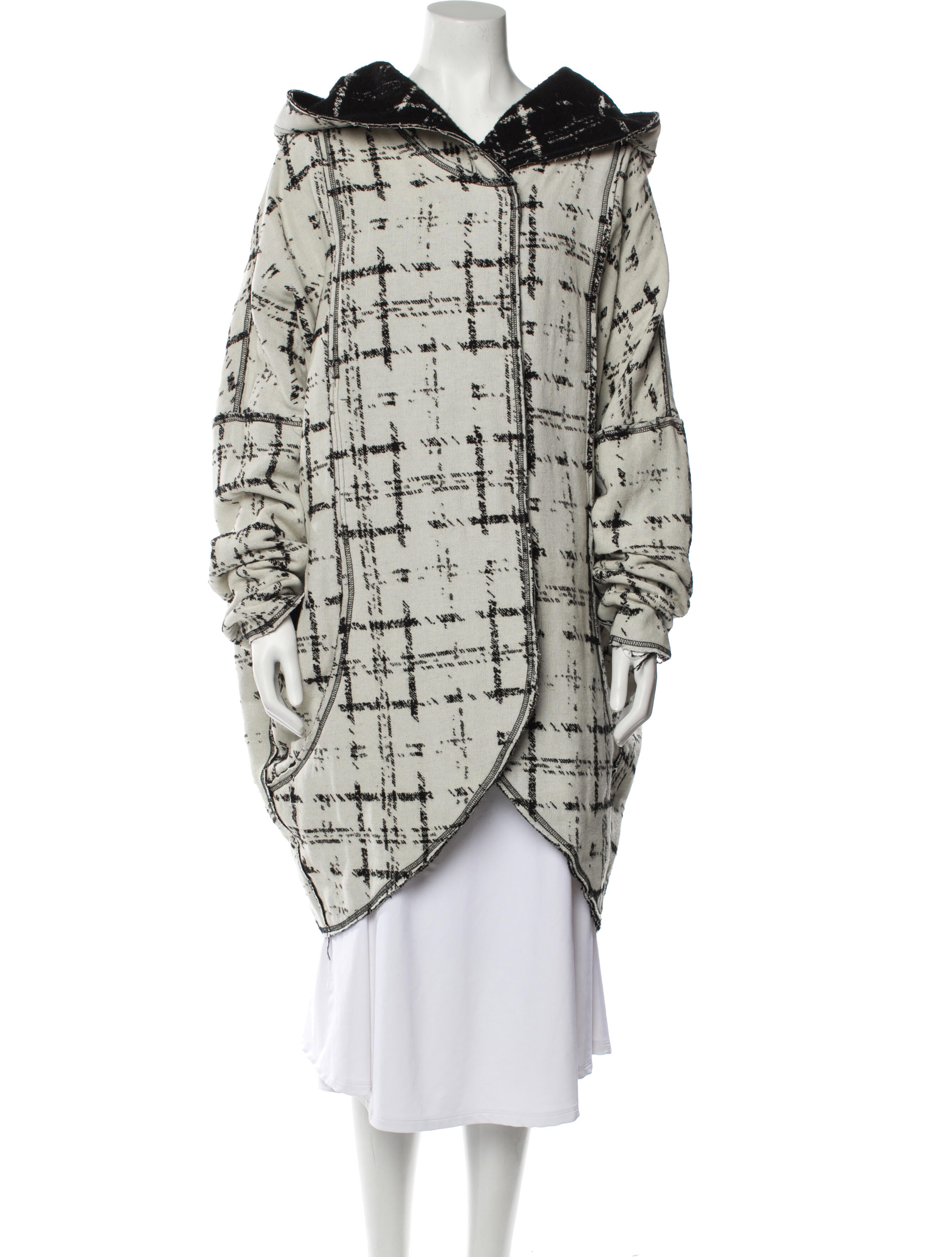 Nostrasantissima Plaid Print Coat w/ Tags