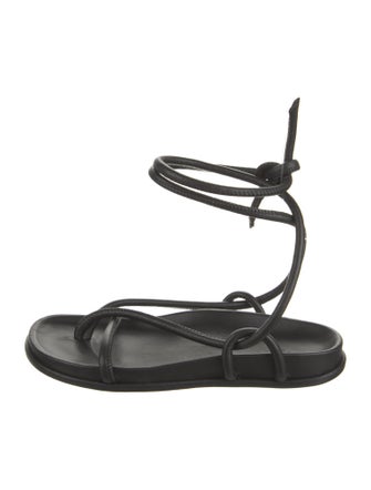 Nostrasantissima Leather Gladiator Sandals