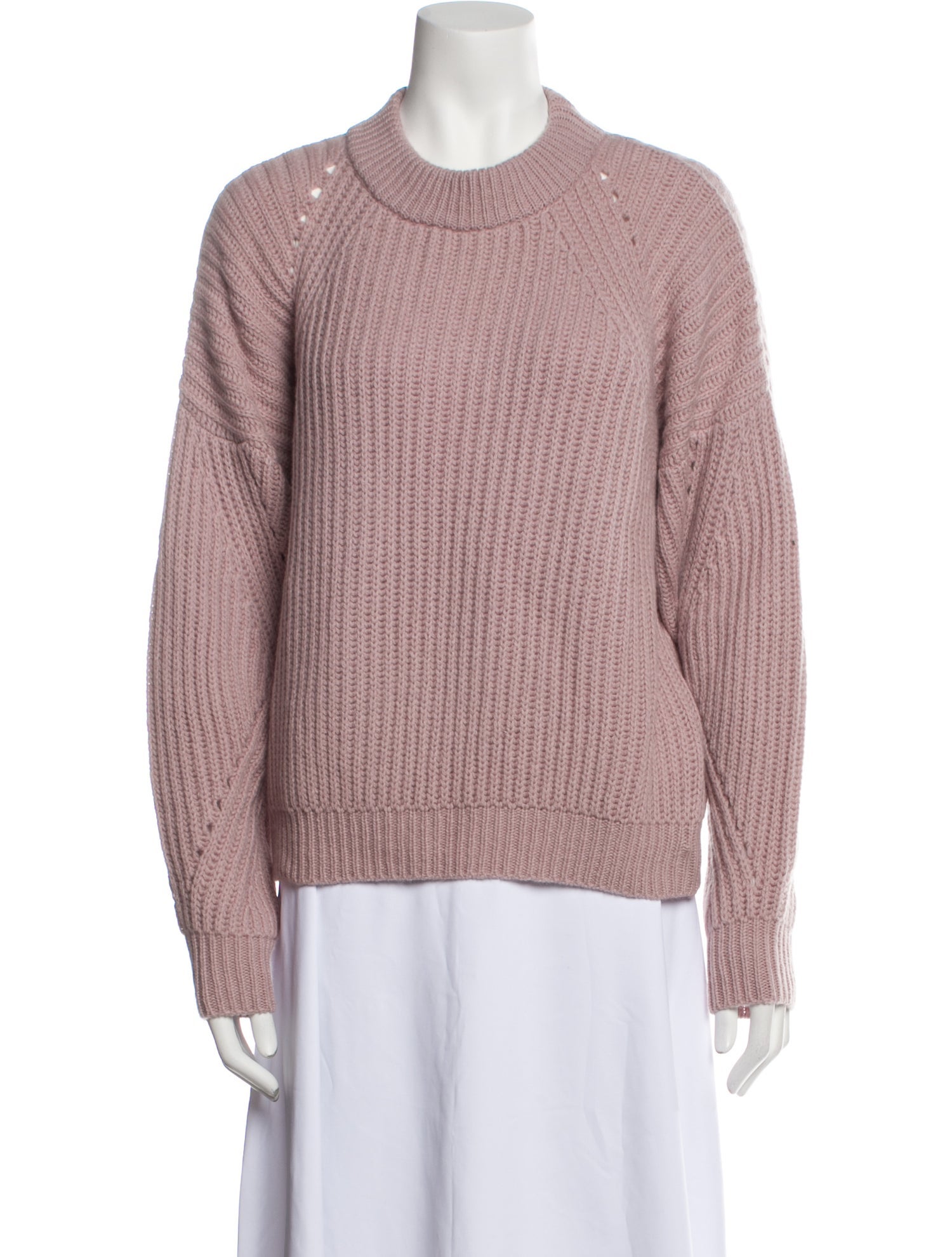 N.O.W. Andrea Rosati Cashmere Cashmere Mock Neck Sweater