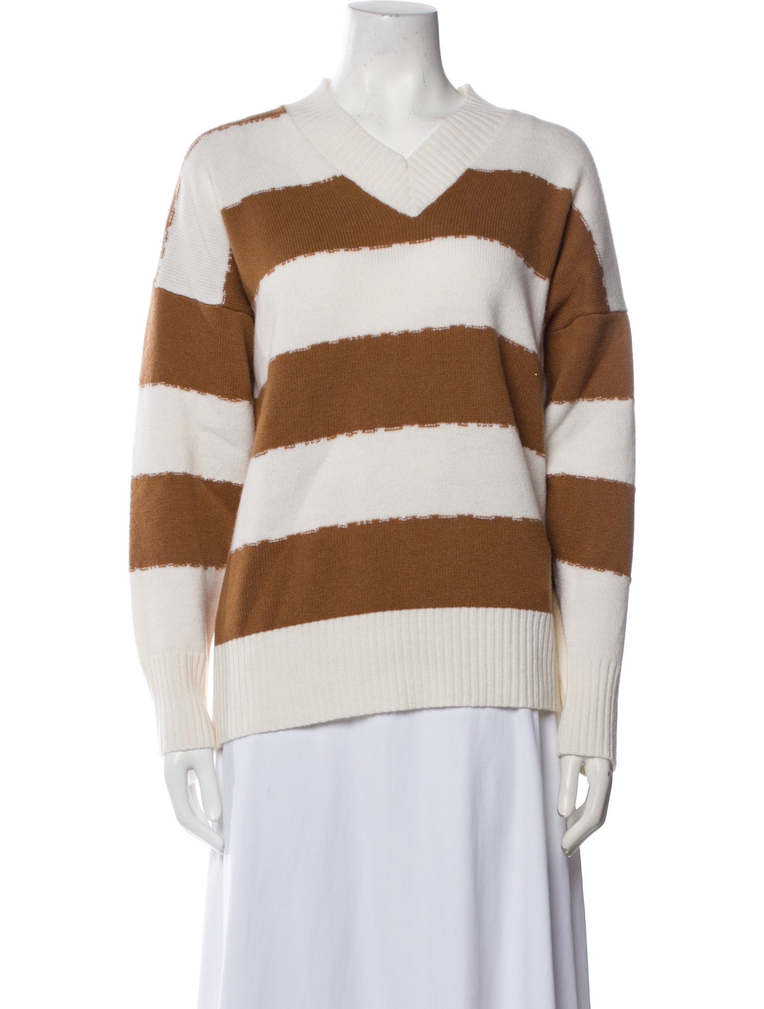 N.O.W. Andrea Rosati Cashmere Cashmere Striped Sweater
