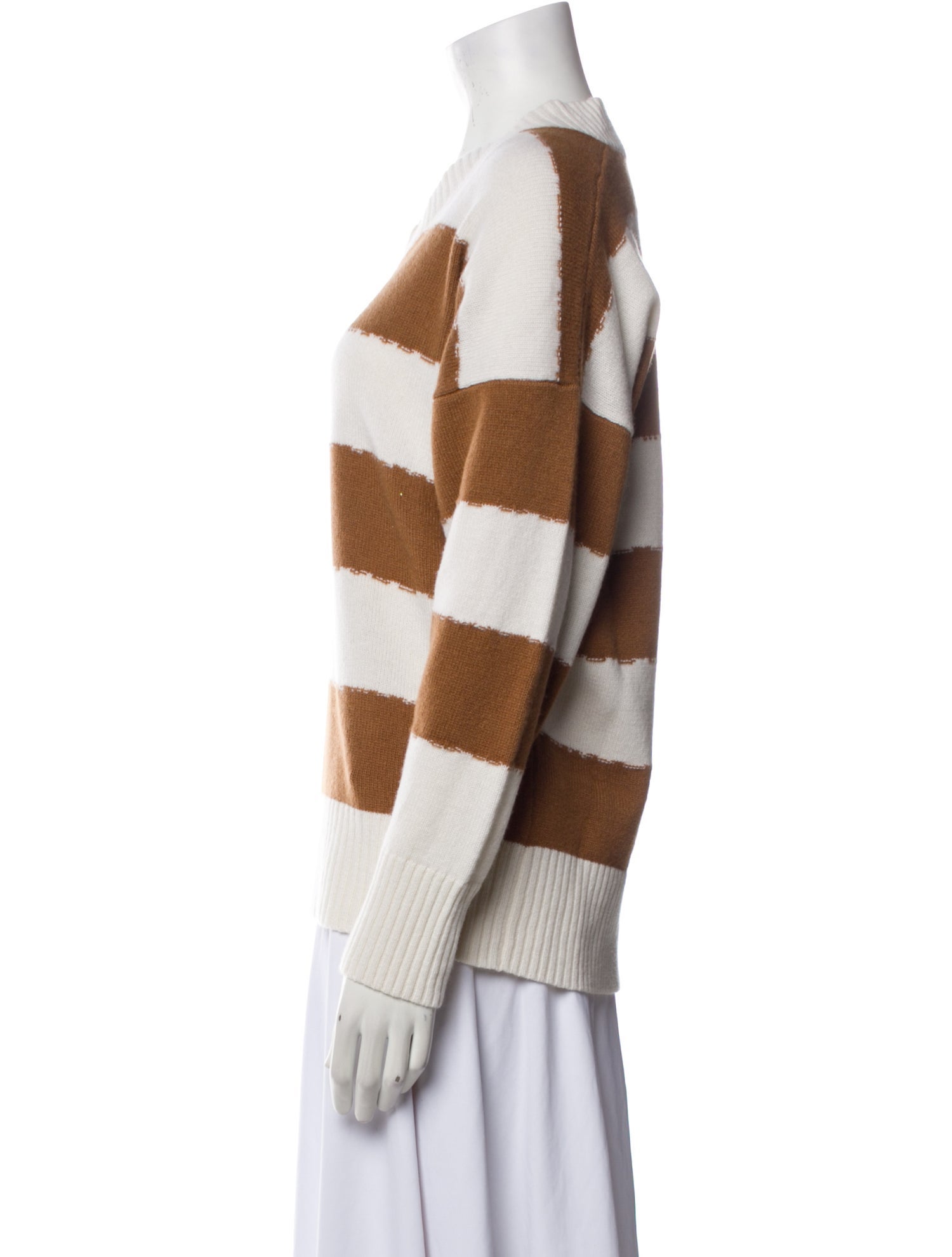 N.O.W. Andrea Rosati Cashmere Cashmere Striped Sweater