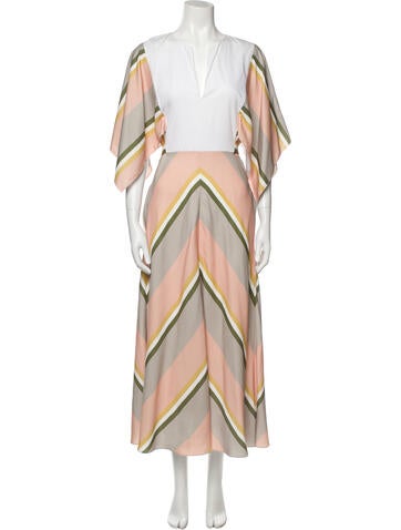 Noon By Noor Dresses Striped Long Dress us-8 | M