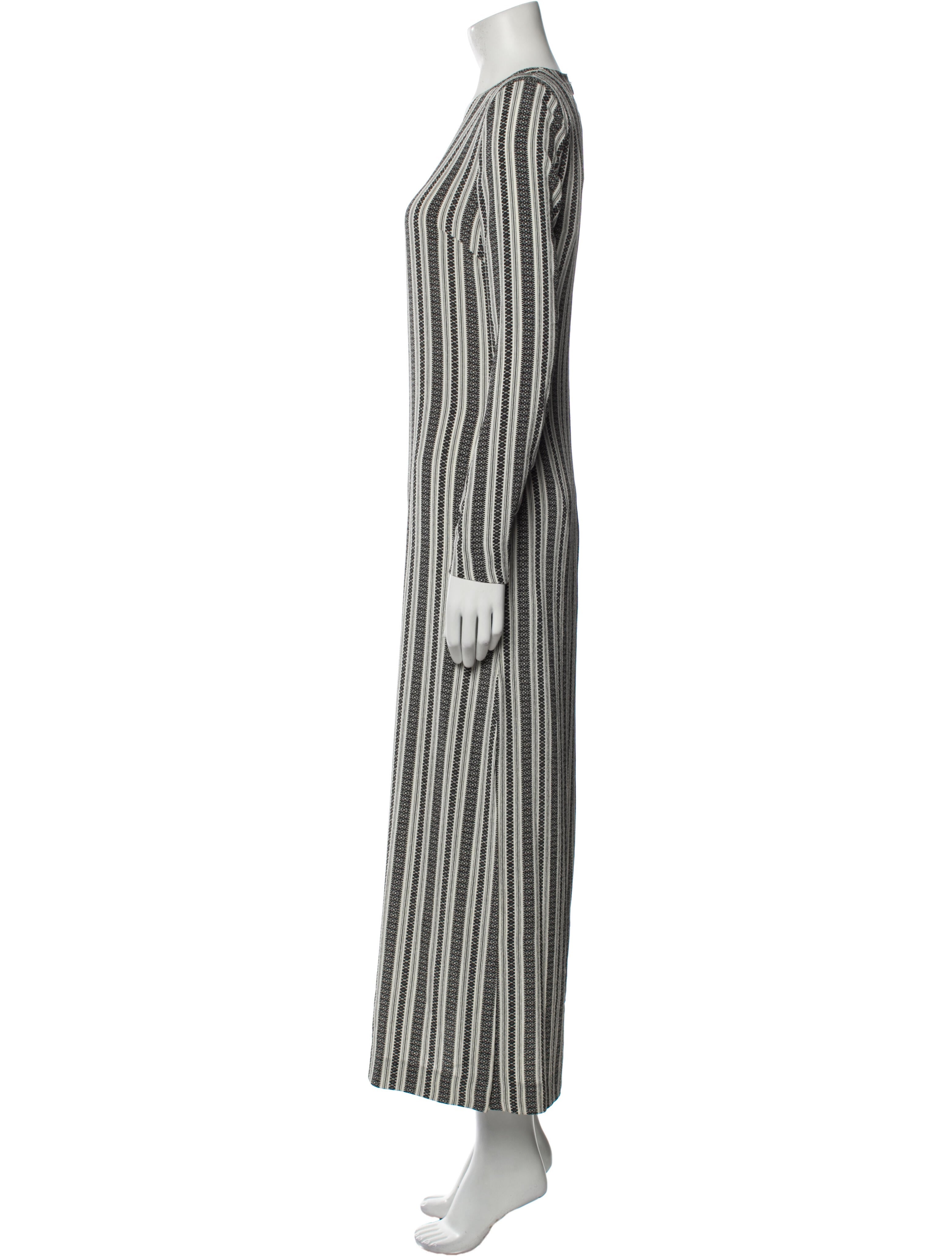 Noon By Noor Striped Long Dress